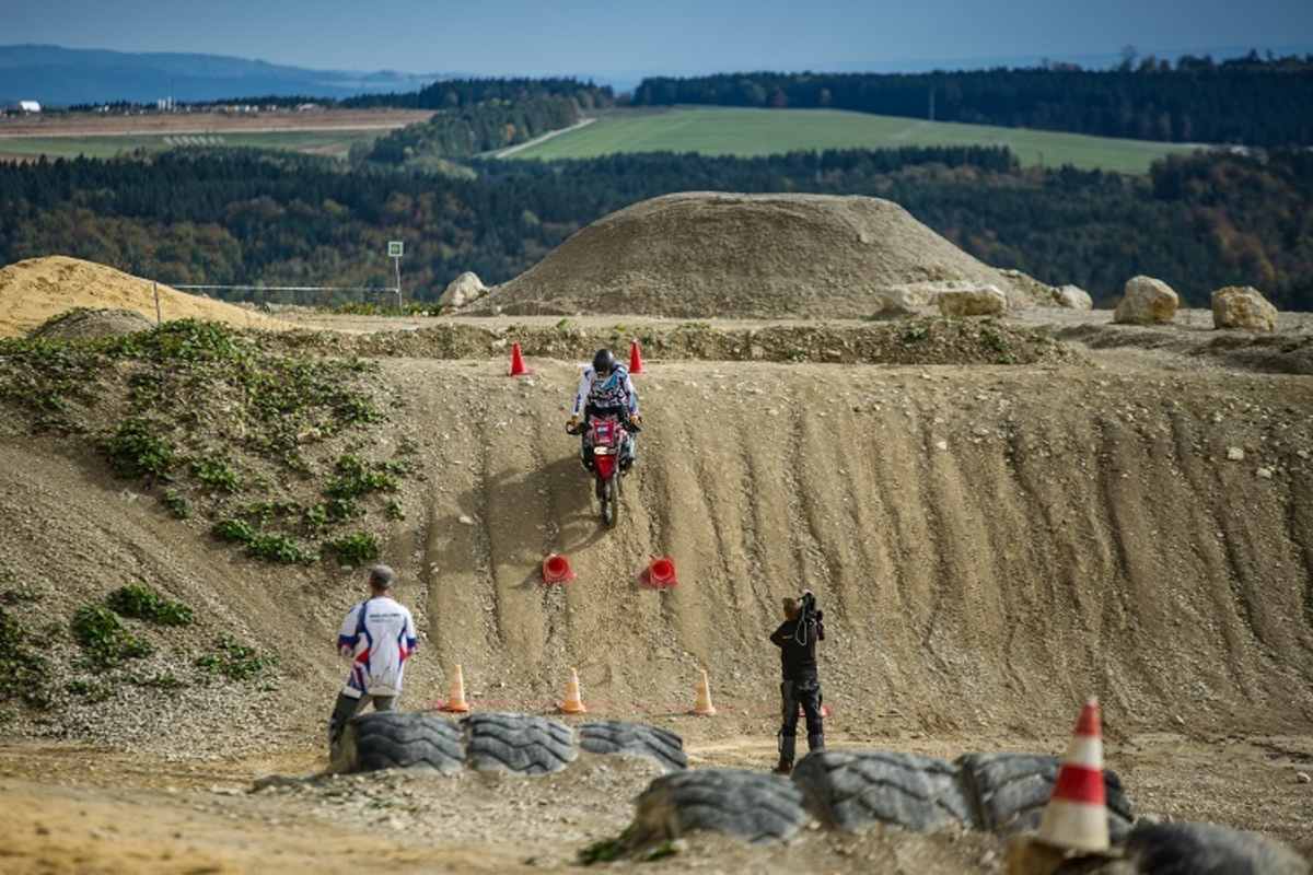 Steilabfahrten sind nichts für ängstliche Naturen 