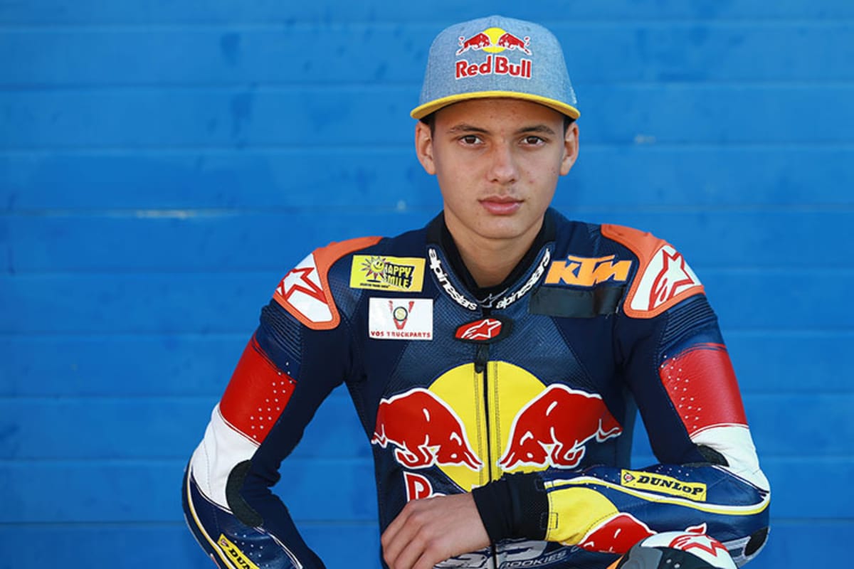 Red Bull Rookies Cup-Sieger Bo Bendsneyder gibt 2016 sein Debüt in der Moto3-WM