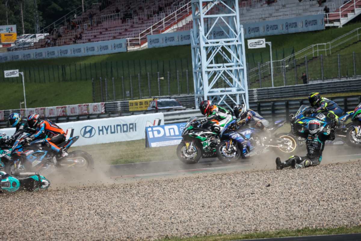 Finsterbusch-Crash bei IDM Most 2023