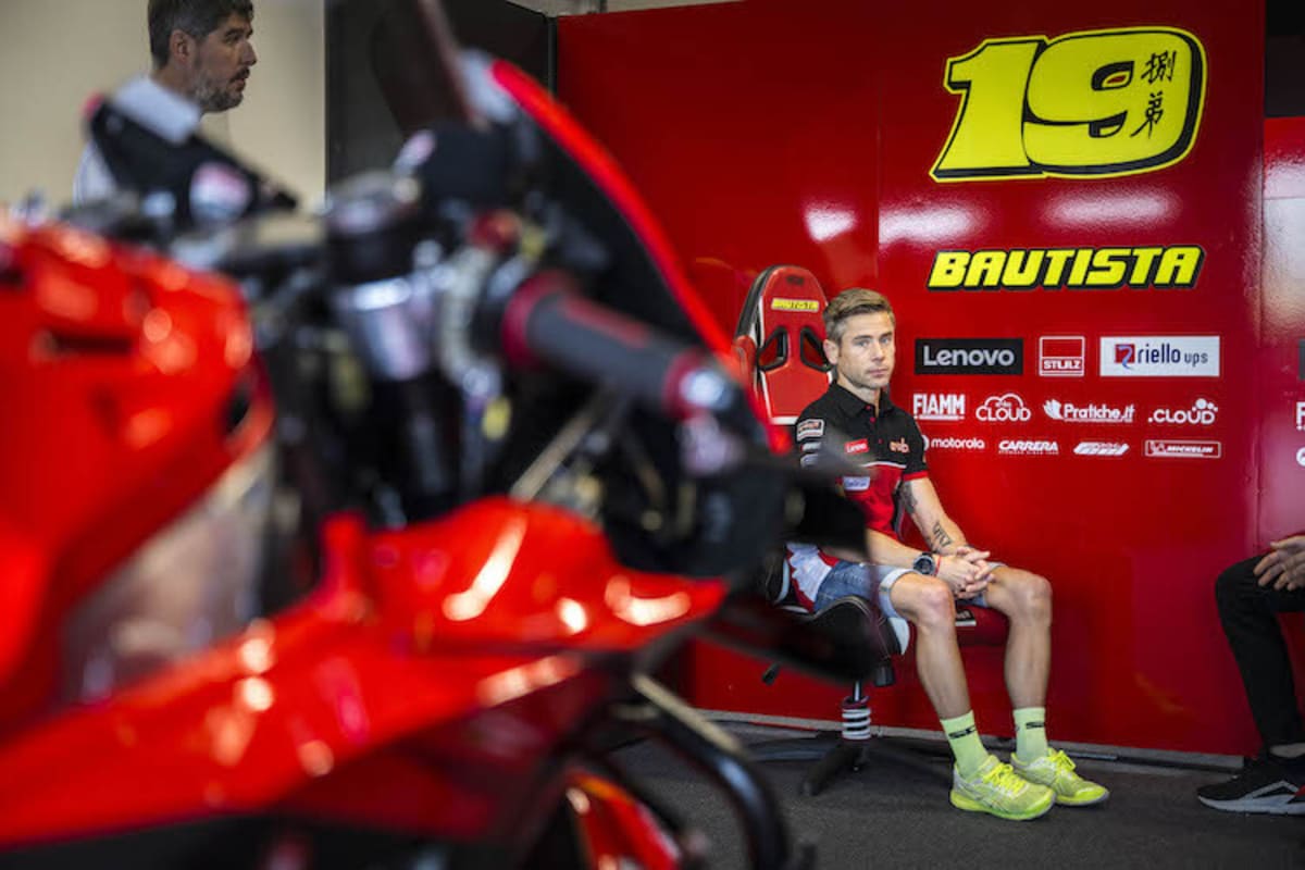Alvaro Bautistas MotoGP-Test in Misano