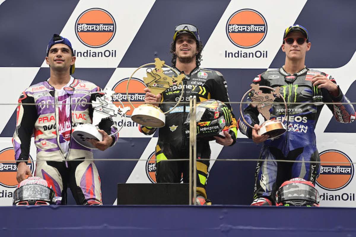 Martin, Bezzecchi, Quartararo