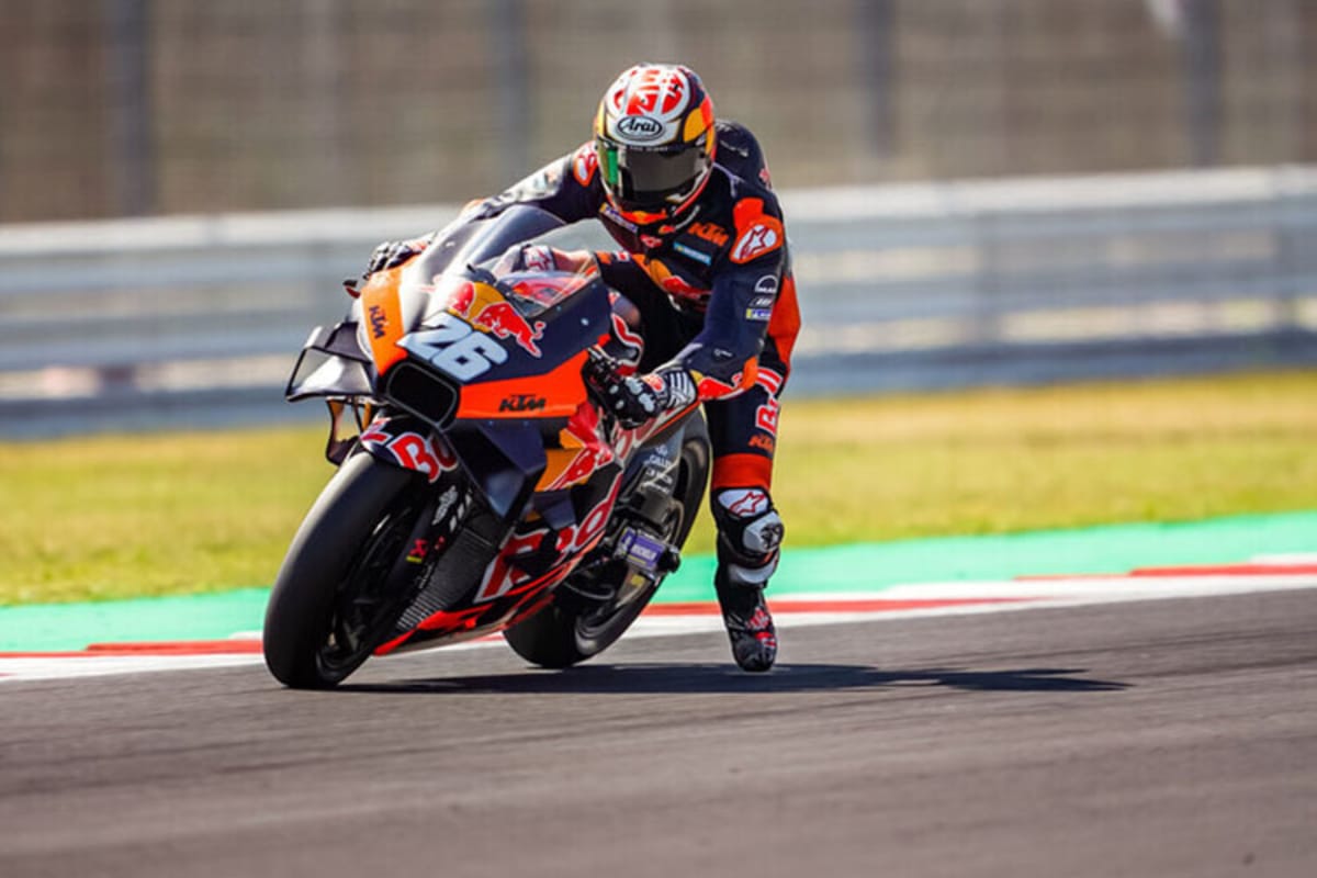 KTM-Edeltester Dani Pedrosa in Aktion