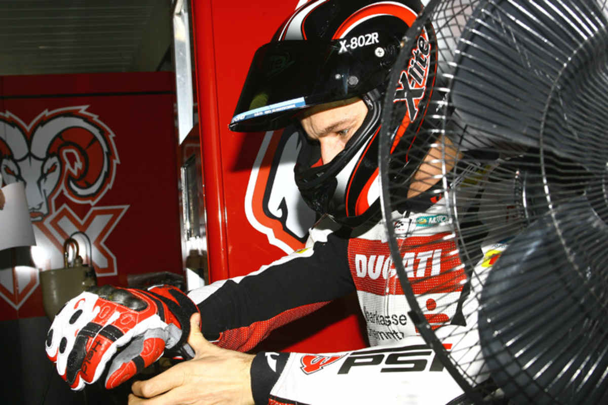 In Misano war es über 30 Grad heiß