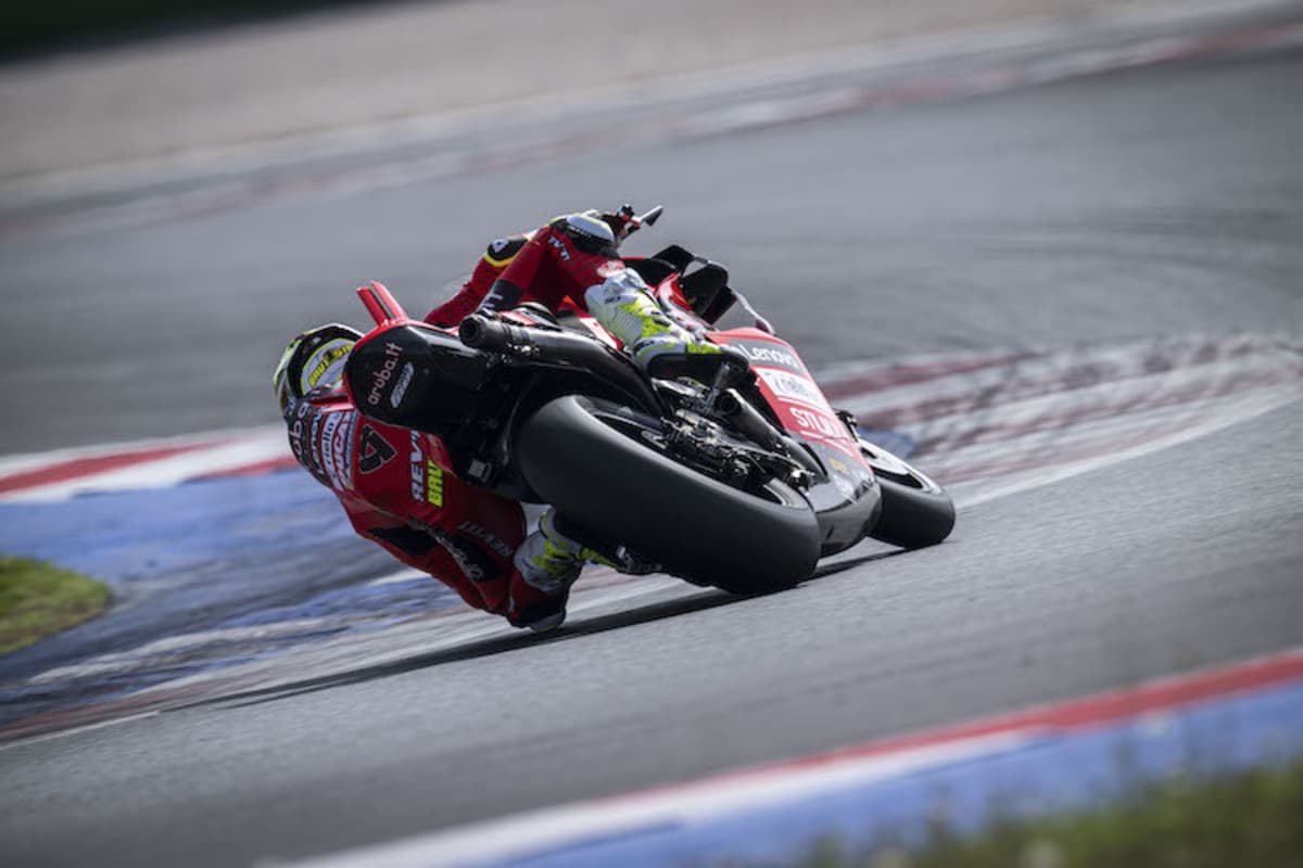 Alvaro Bautistas MotoGP-Test in Misano
