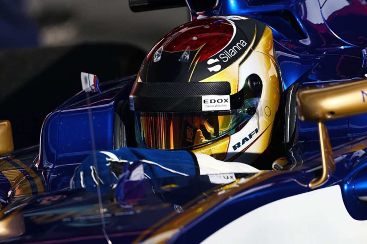 Der neue Helm von Pascal Wehrlein