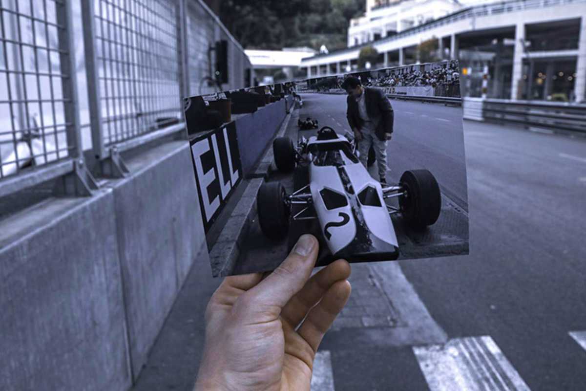 Bruce McLaren beim Debüt mit dem eigenen Wagen 1966