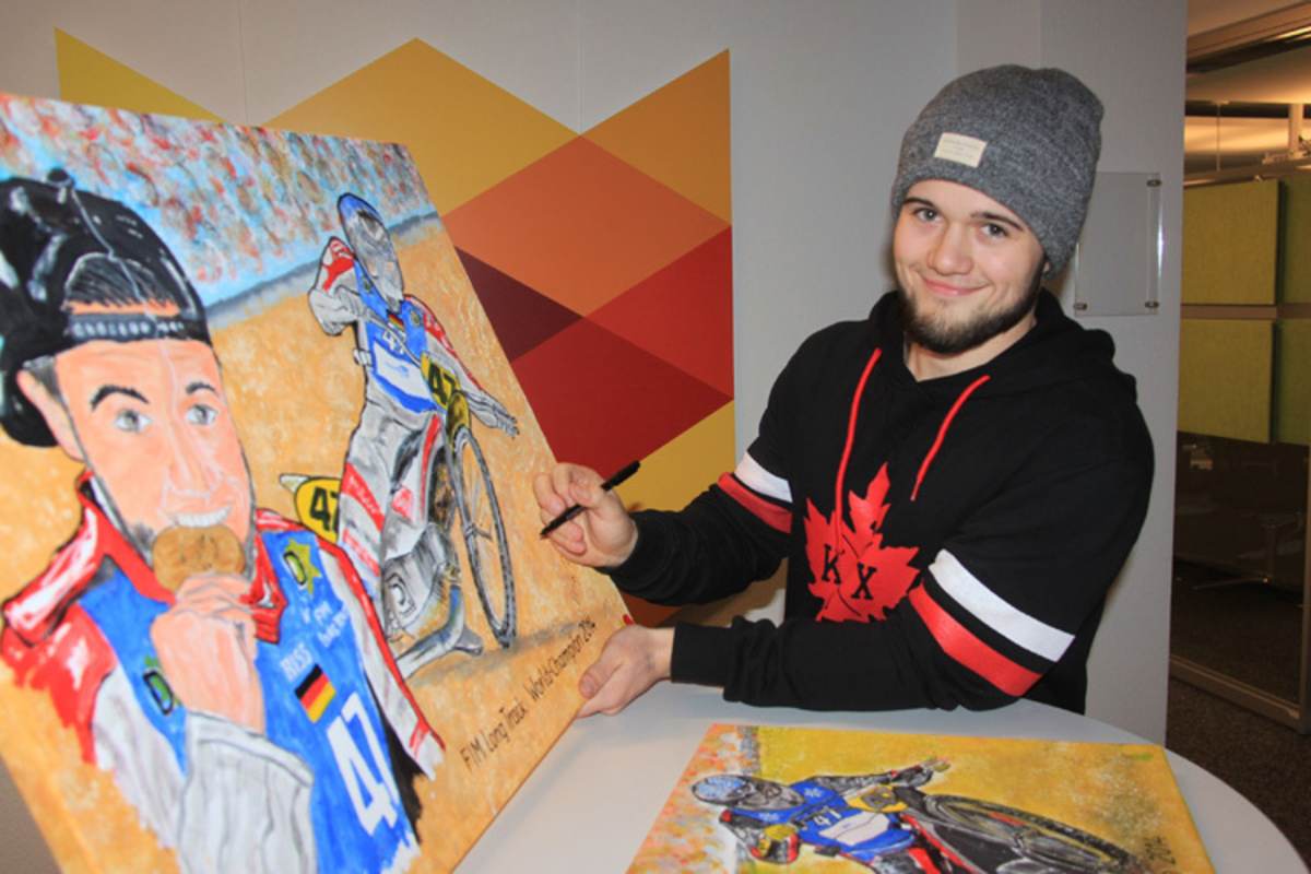 Beide Bilder sind von Weltmeister Erik Riss signiert