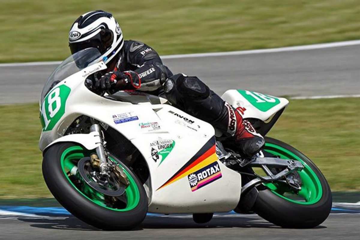 Stefan Tennstädt bringt noch heute Rotax-Zweitakter bei Klassik-Events zum Einsatz