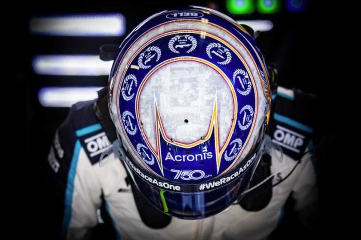 Der Helm von Nicholas Latifi