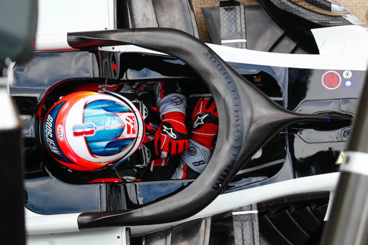 Romain Grosjean im Haas