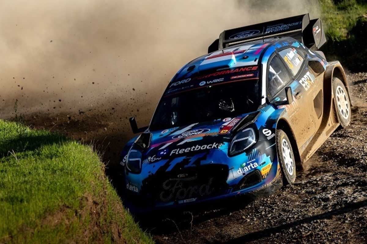 Grégoire Munster bei seinem Hybrid-Debüt im Ford Puma Rally1