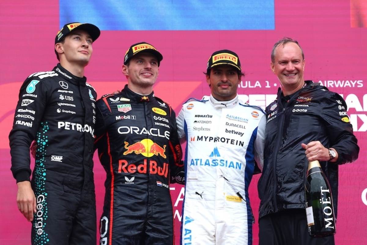 Russell, Verstappen, Sainz