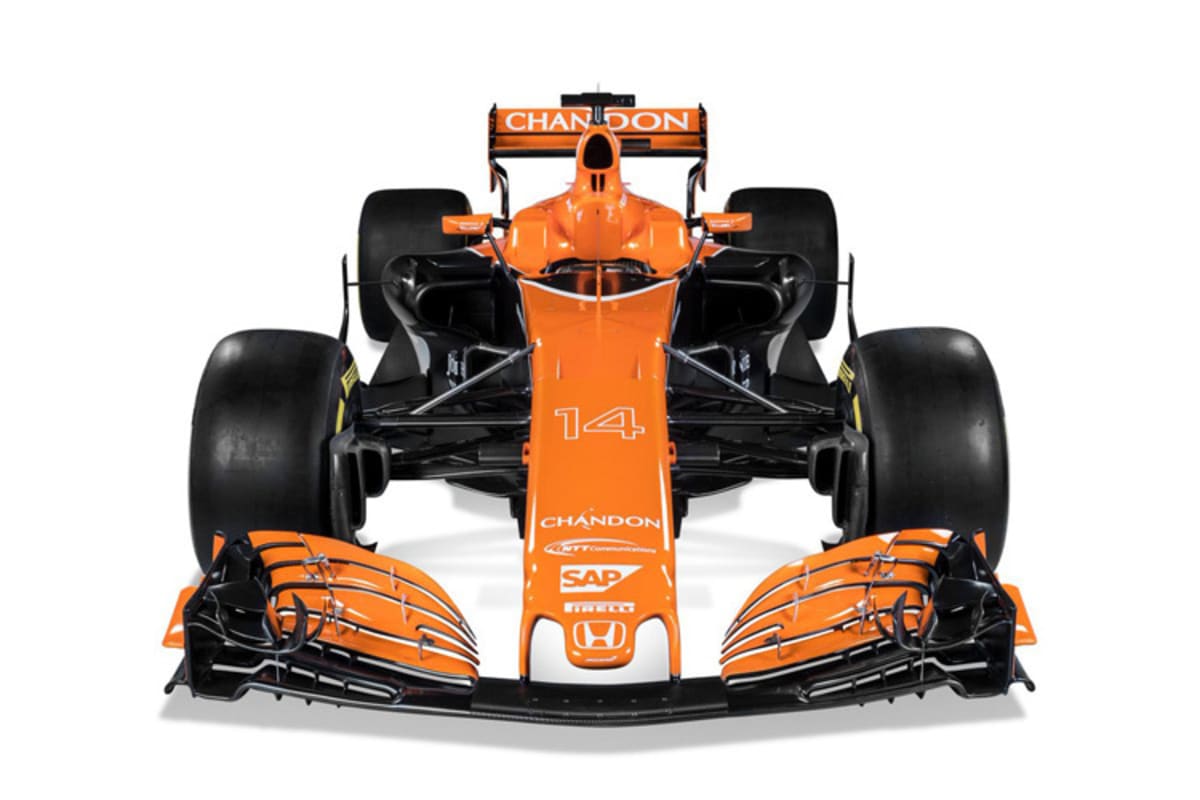 Der MCL32 sieht auch von vorne sehr gut aus