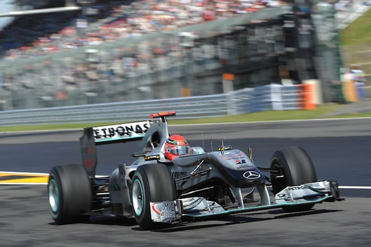 Michael Schumacher 2010 im Silberpfeil