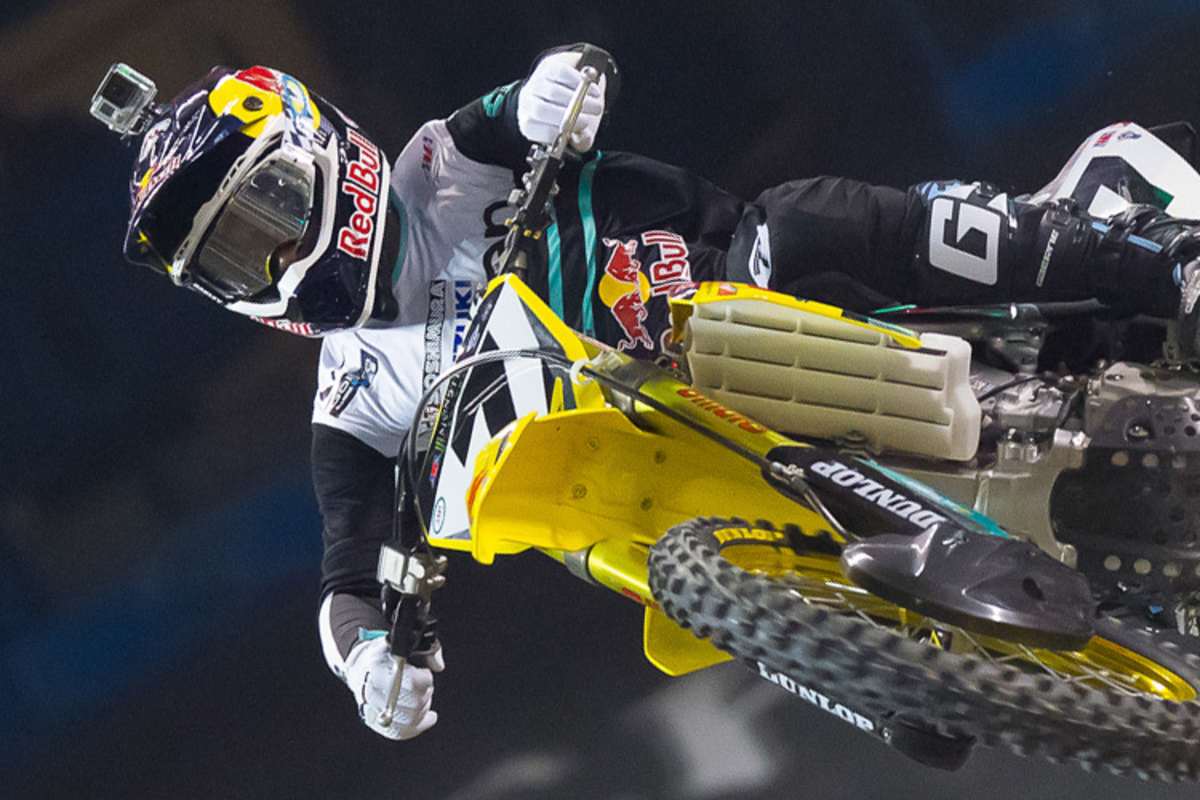 Dritter Supercross-Sieg in Folge: James Stewart