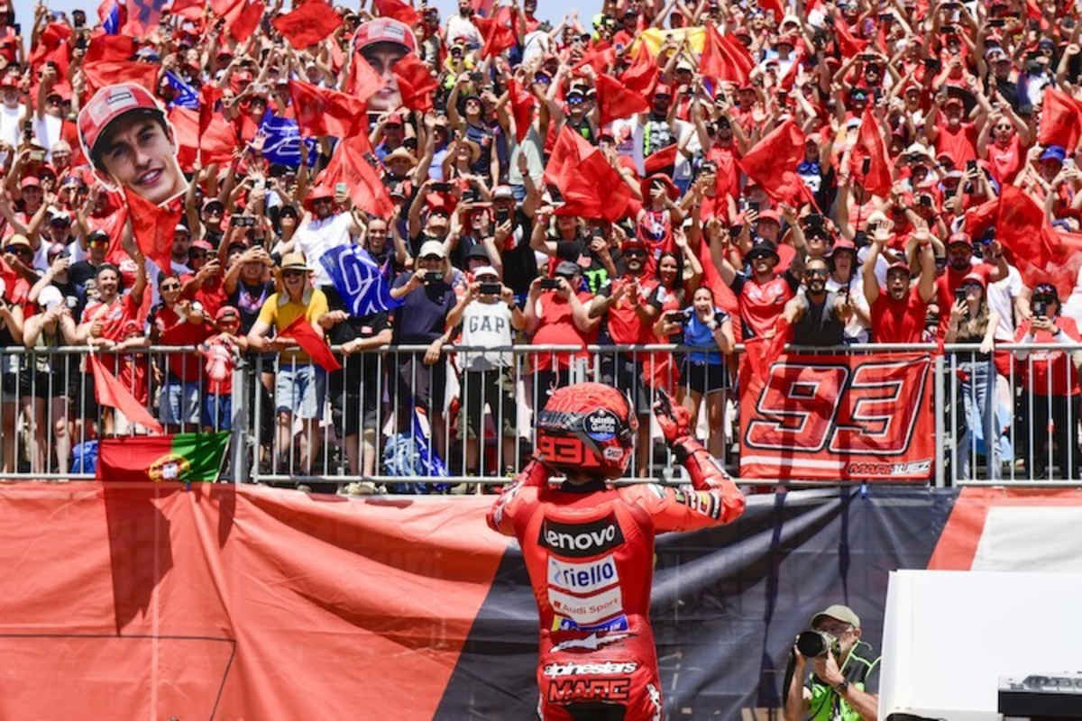 Marc Márquez gewinnt das Rennen