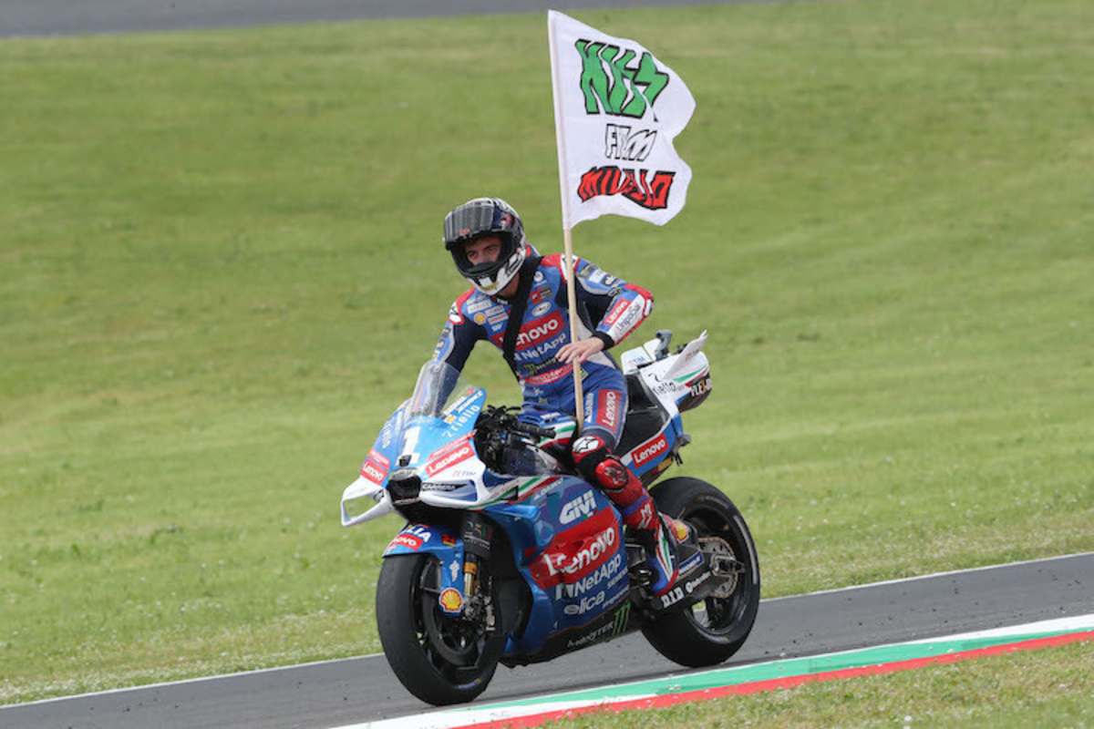 Francesco Bagnaia gewinnt das Rennen