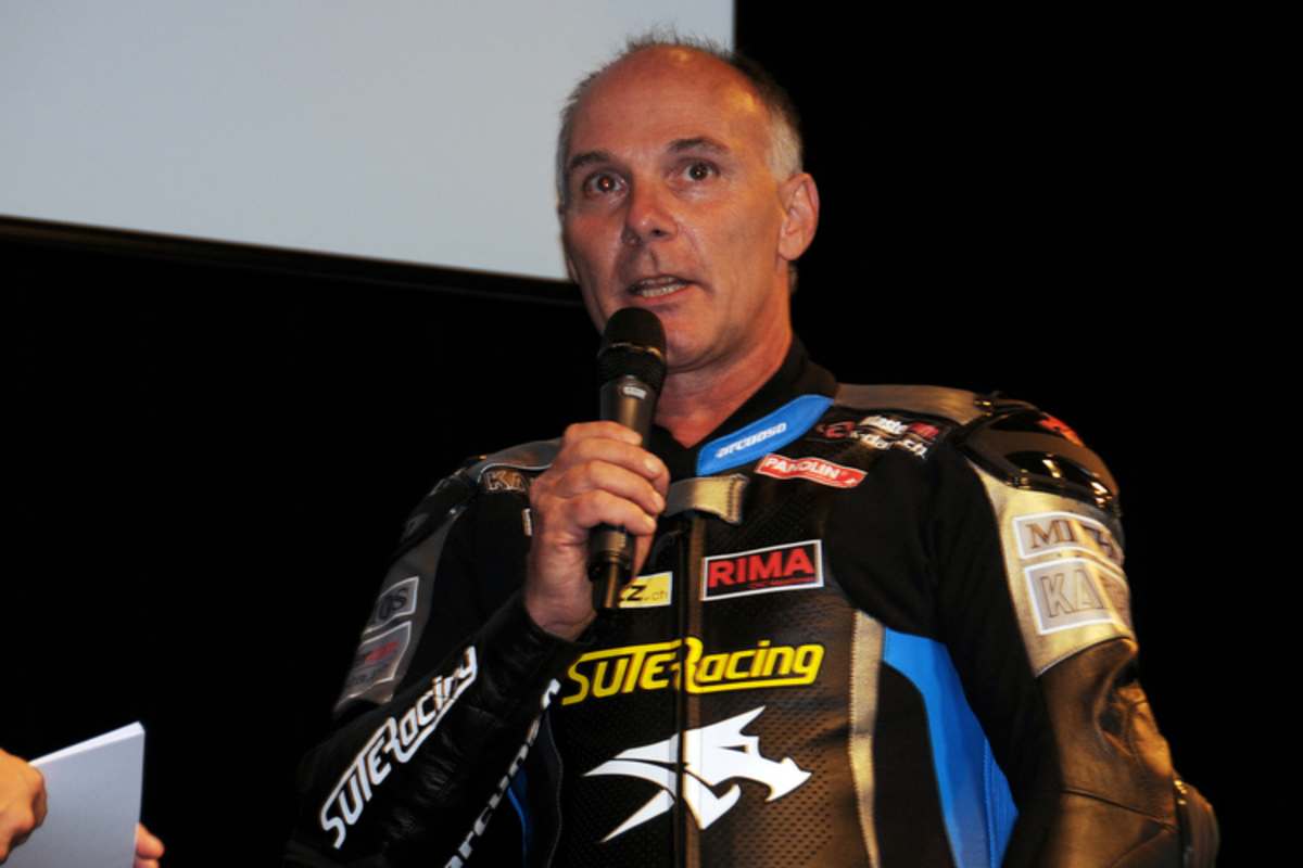 Eskil Suter bei der Vorstellung der neuen Suter MMX 500