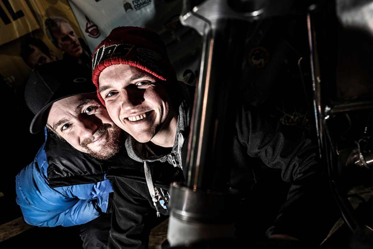 Martin Haarahiltunen (li.) und Niclas Svensson