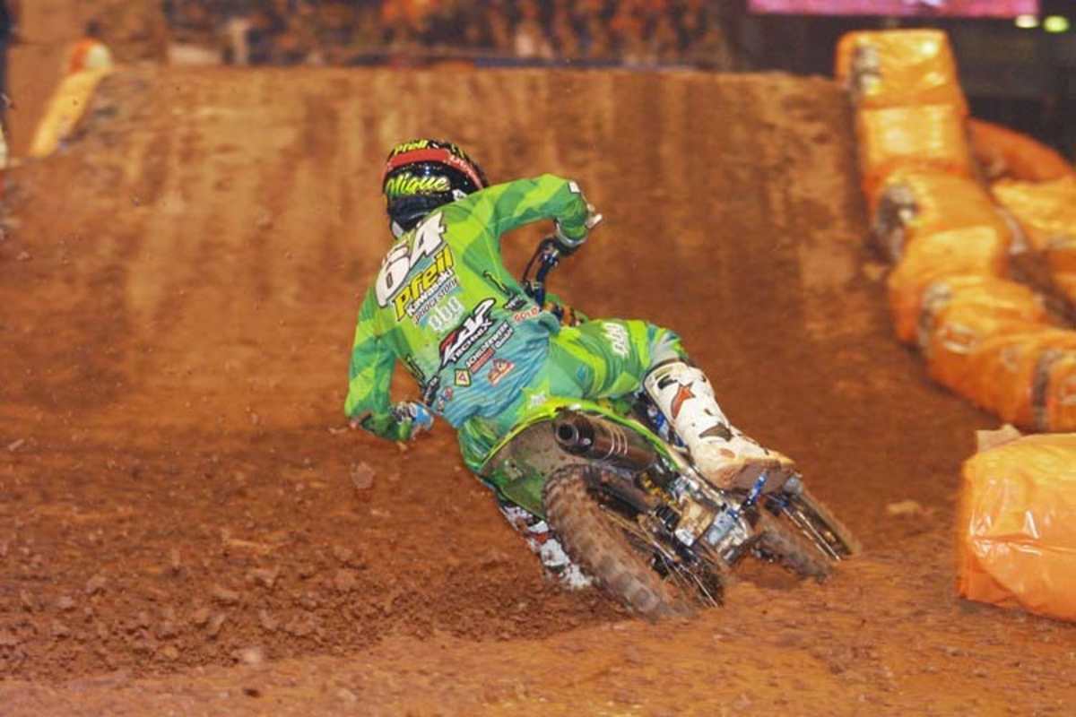 Dominique Thury auf dem Weg zum vielumjubelten Heimsieg