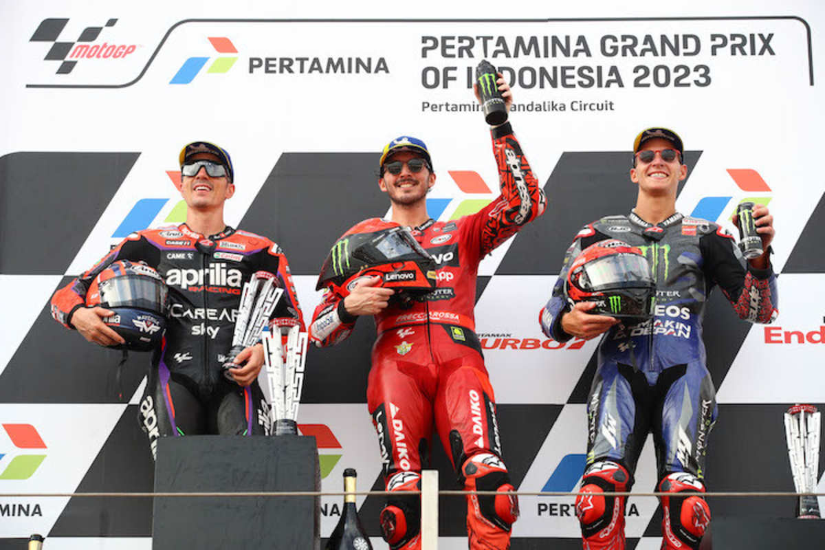 Viñales, Bagnaia, Quartararo