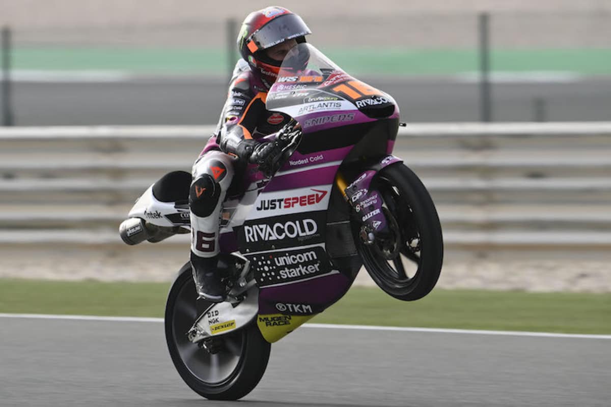 Andrea Migno gewinnt das Rennen