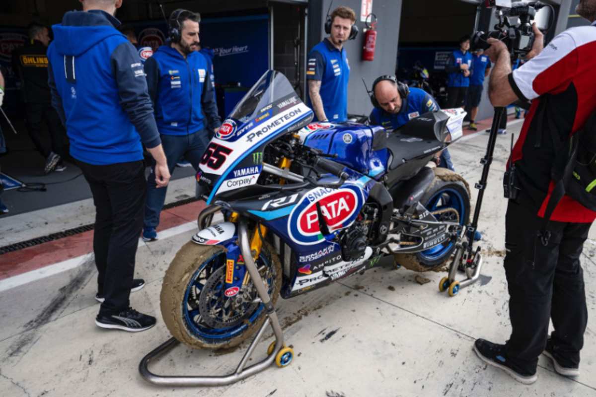 Die Yamaha R1 benötigte eine Säuberung