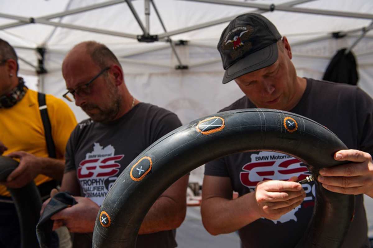 Es musste/durfte aber nicht nur gefahren werden, auch technische Kompetenz war zu beweisen