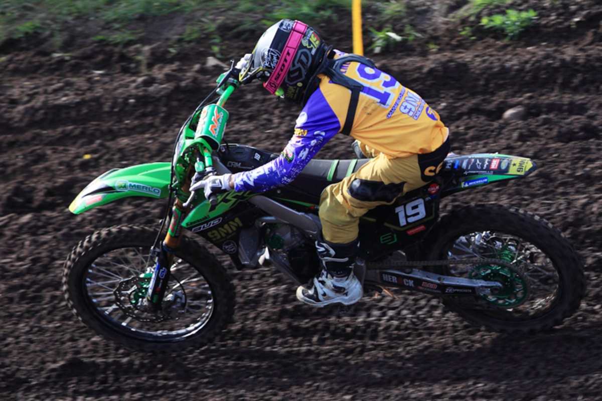 Das belgische Talent Sacha Coenen sollte man in der EMX125 auf dem Schirm haben