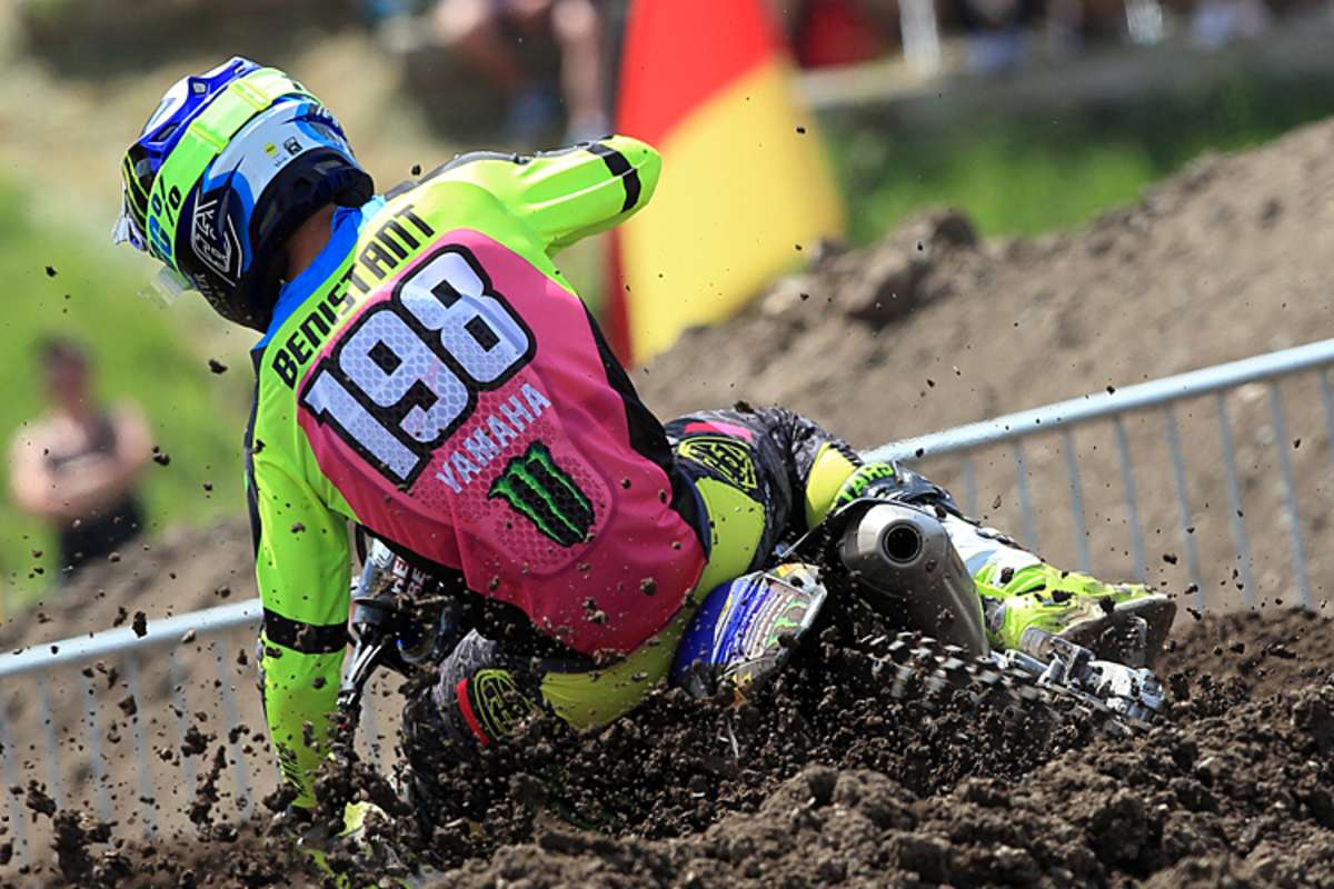 Benistant ist immer mit hohem Kurvenspeed unterwegs