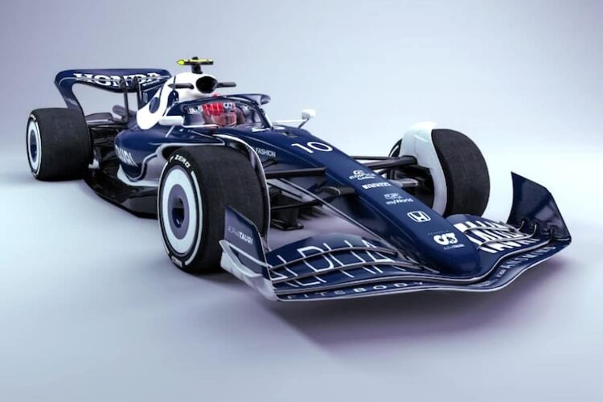 Die Lackierung von AlphaTauri