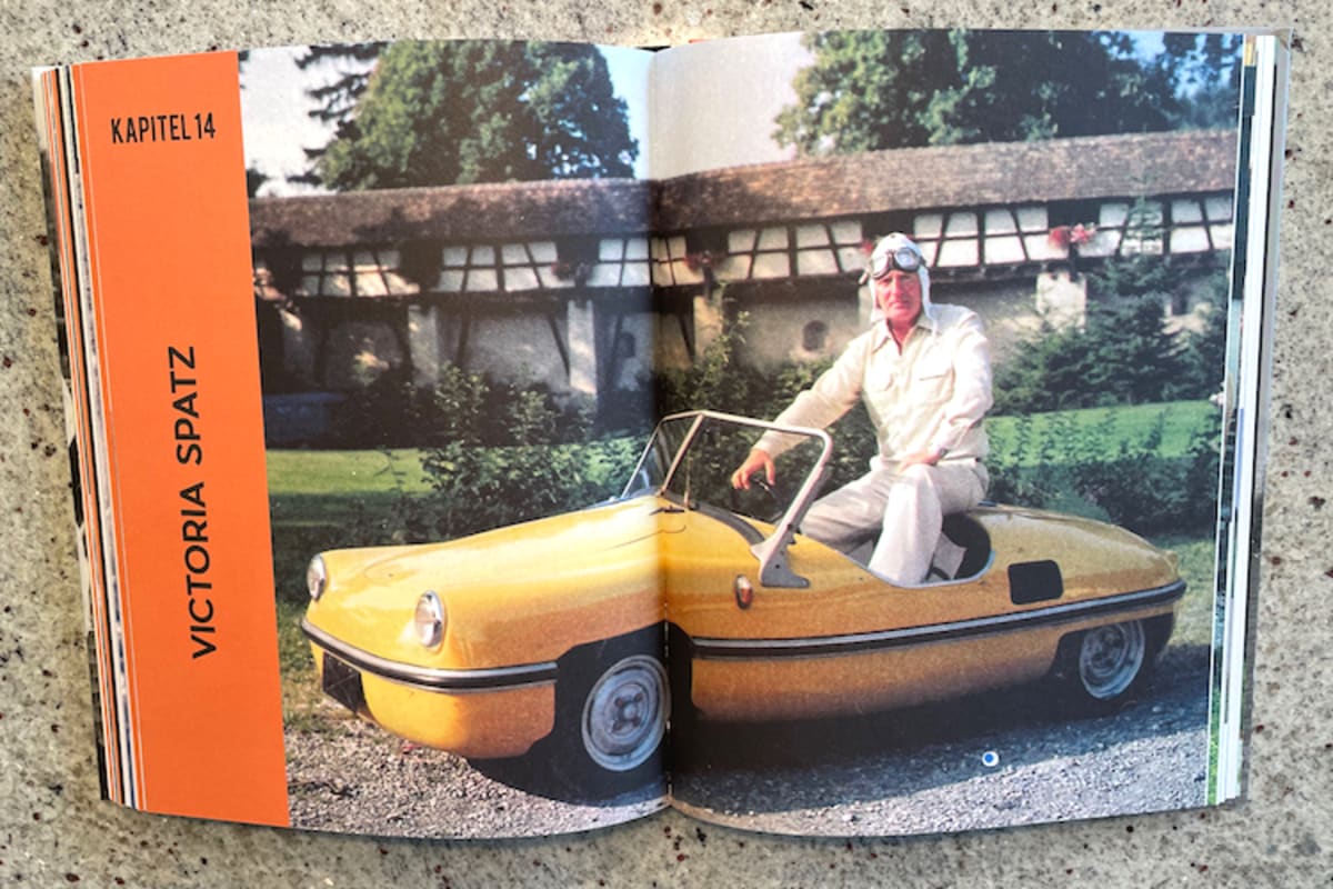 Auch ungewöhnliche Autos werden mit Liebe und Sprachvirtuosität beschrieben