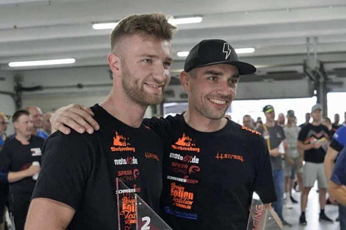 Leon Langstädtler mit Björn Stuppi