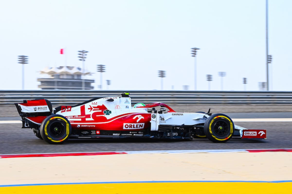 Antonio Giovinazzi im Alfa Romeo-Ferrari