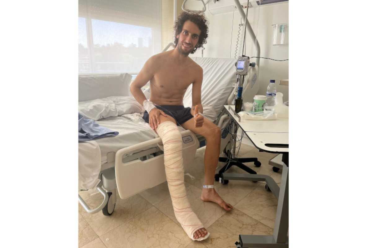 In der Ruber-Klinik wurden Schien- und Wadenbein intern stabilisiert