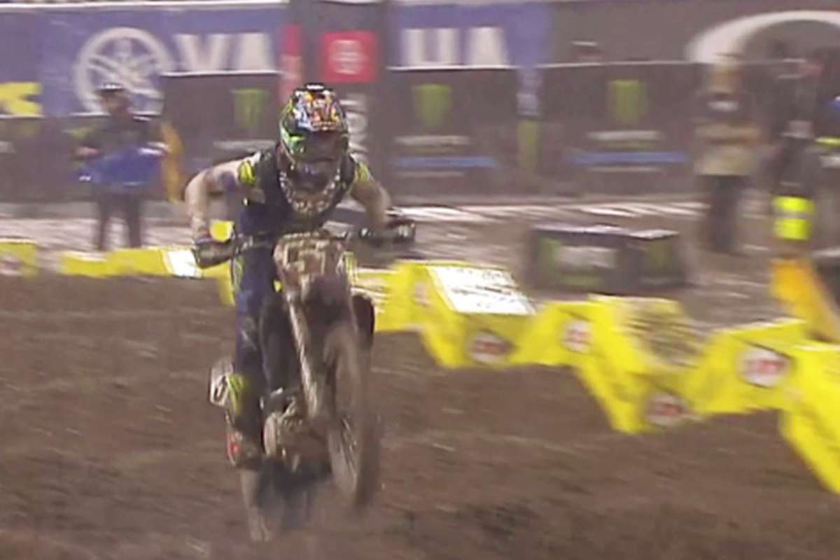Justin Barcia gewann den Saisonauftakt der Supercross-WM im Schlamm von Anaheim