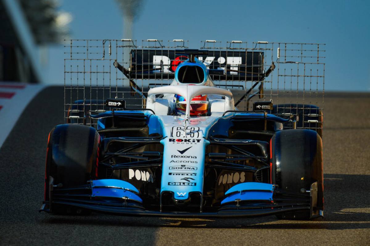 Der Williams von George Russell mit grossem Rechen