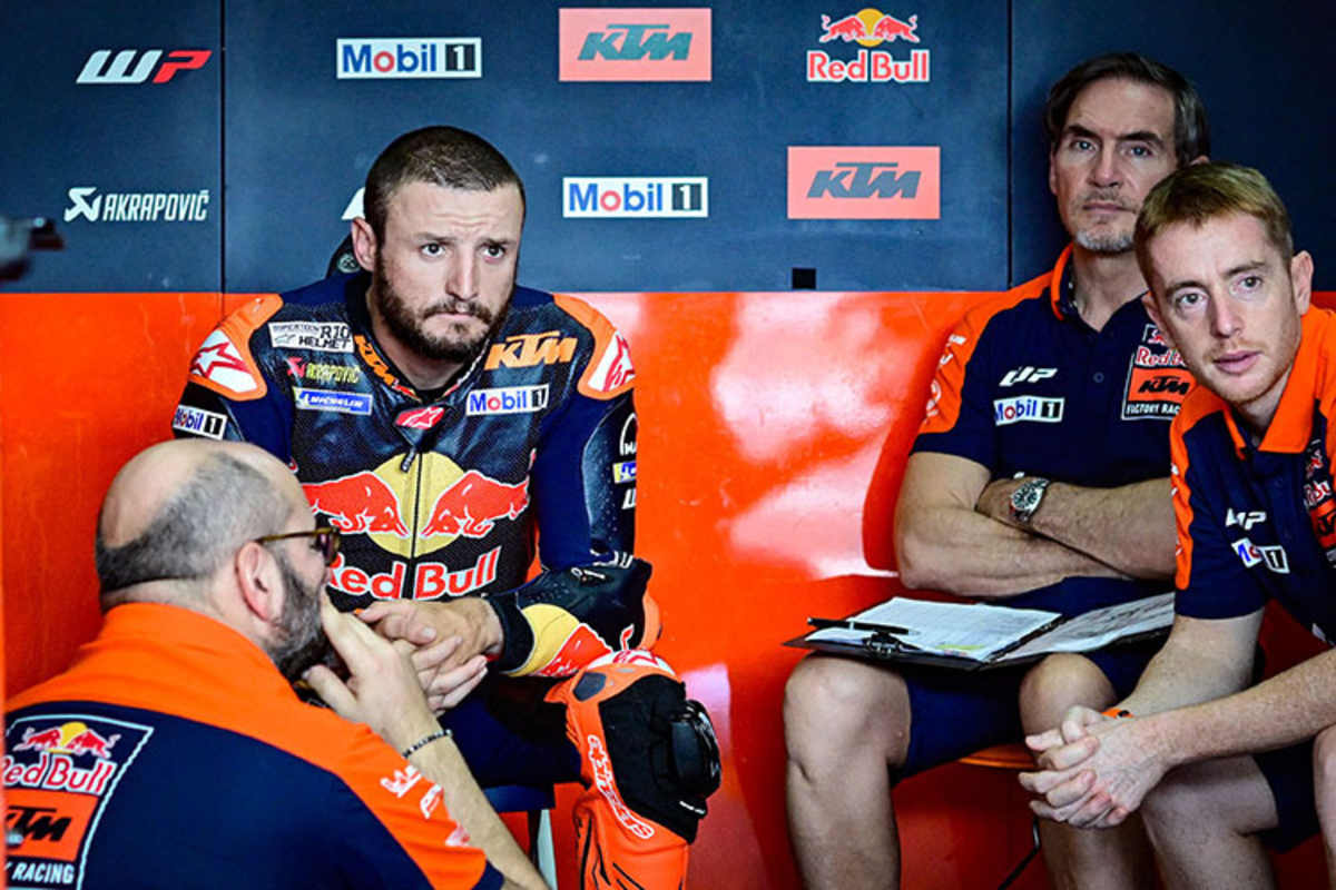 Optimismus in der Box von Jack Miller und Brad Binder.