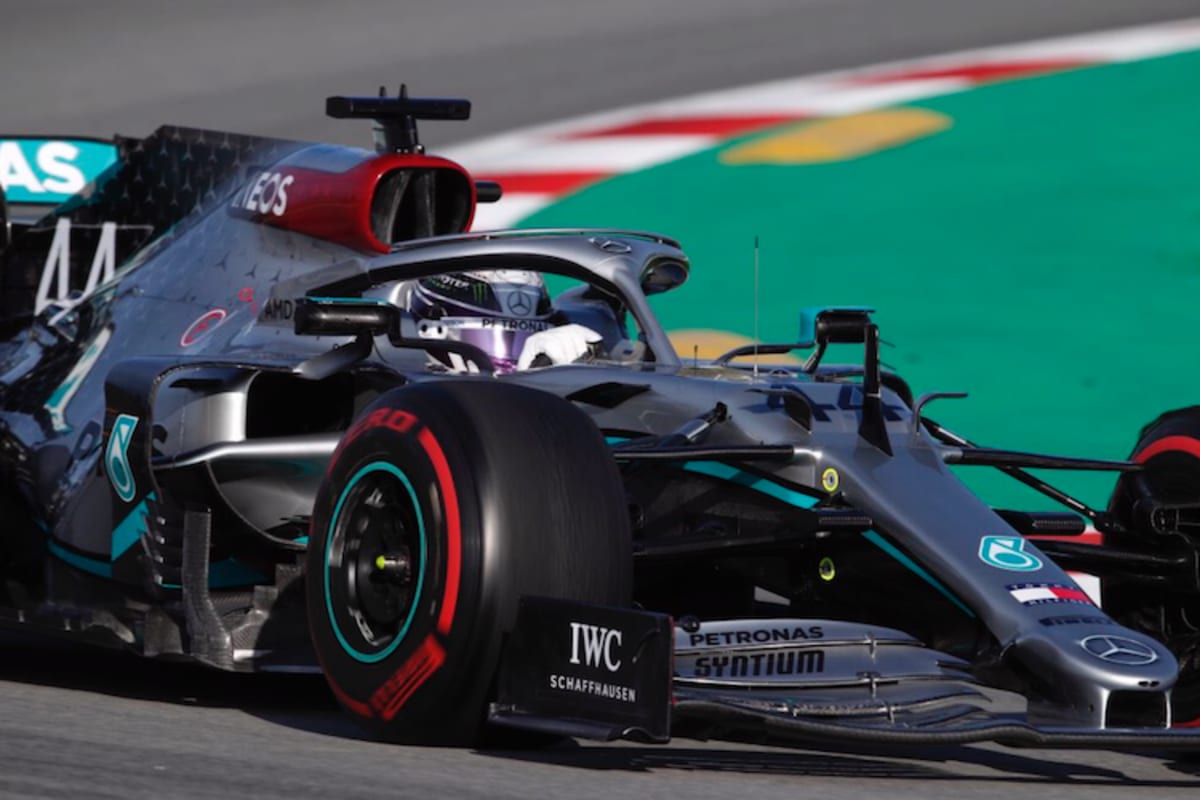 Lewis Hamilton im Mercedes