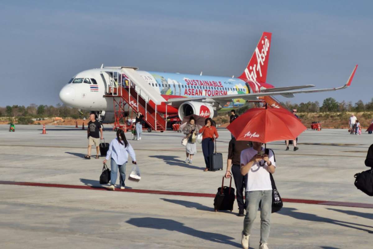 Auf dem Flughfen von Buriram