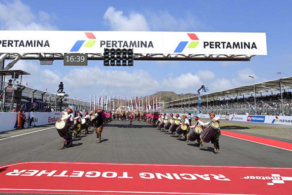 Willkommen zum Rennen in Mandalika