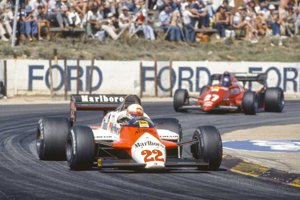 Andrea de Cesaris in Kyalami 1983