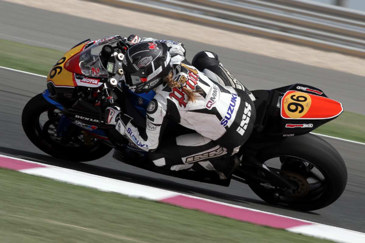 Nina Prinz in der Katarischen Superbike-Meisterschaft
