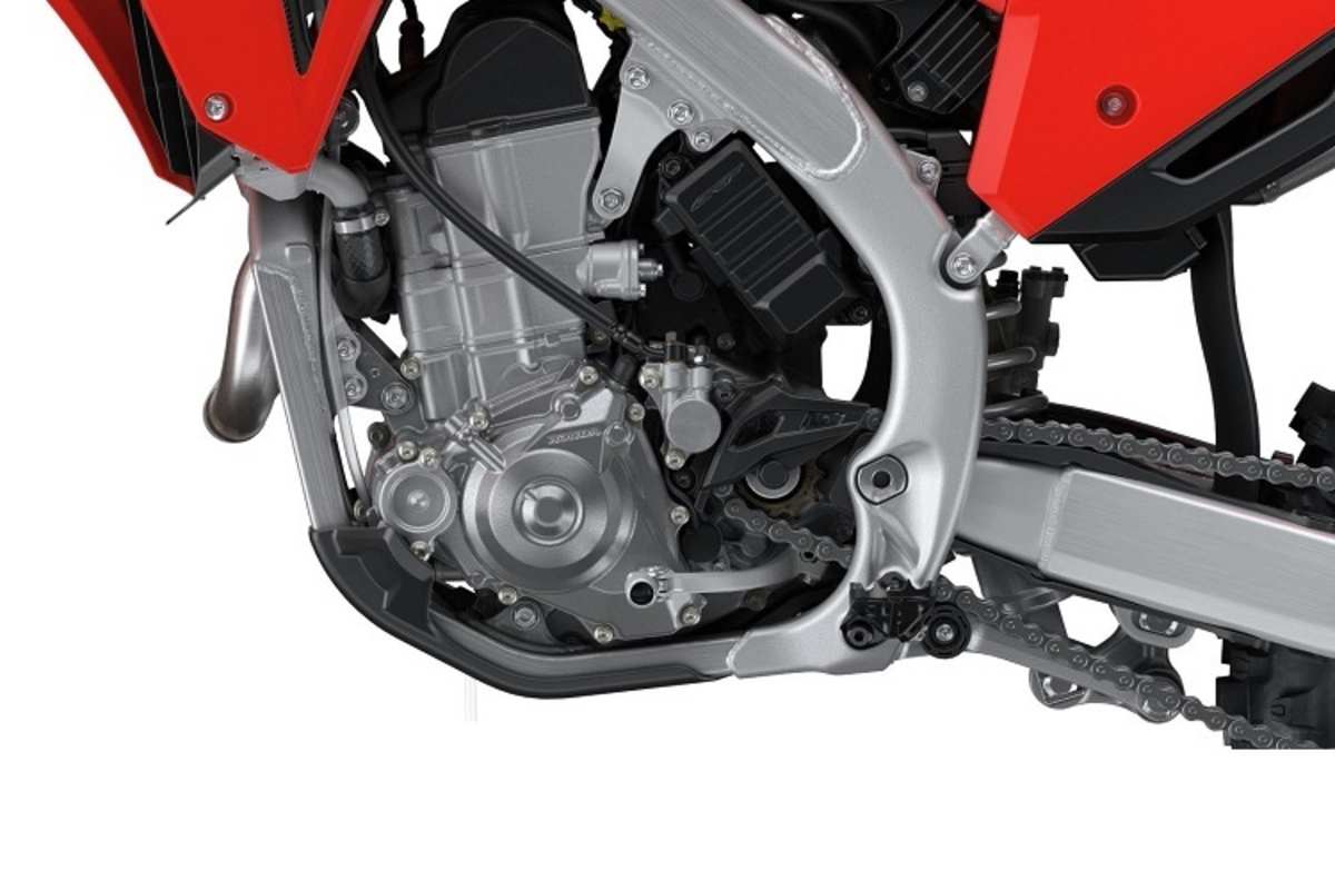 Feintuning am Motor, unter anderem mit ovalen Auslass-Kanälen