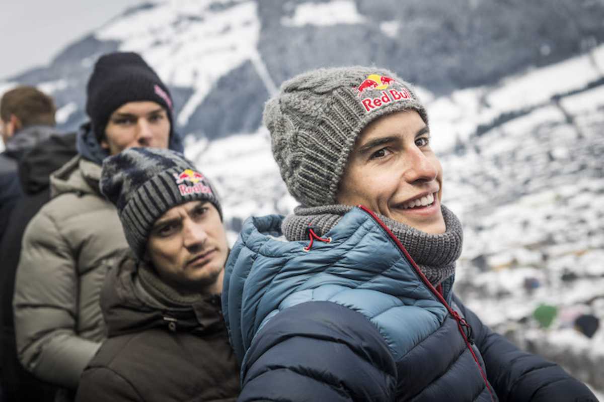 Das Honda-Werksduo Marc Márquez und Dani Pedrosa war auch vor Ort
