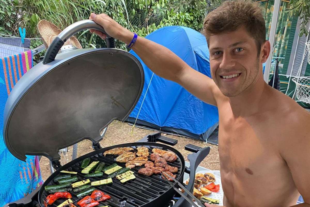 Schrötter als Grillmaster