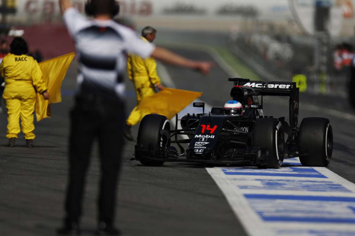 Fernando Alonso konnte bislang nur Installationsrunden drehen