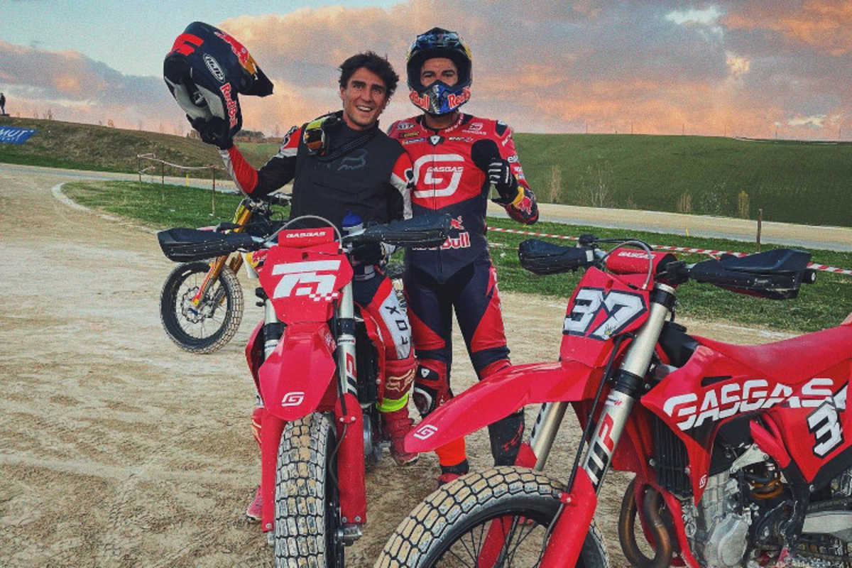 Albert Arenas und Augusto Fernández bildeten das GASGAS-Duo