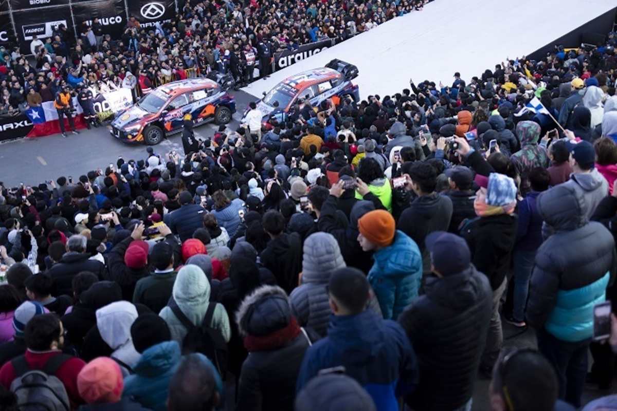 Die Chilenen feiern das WM-Comeback ihrer Rallye