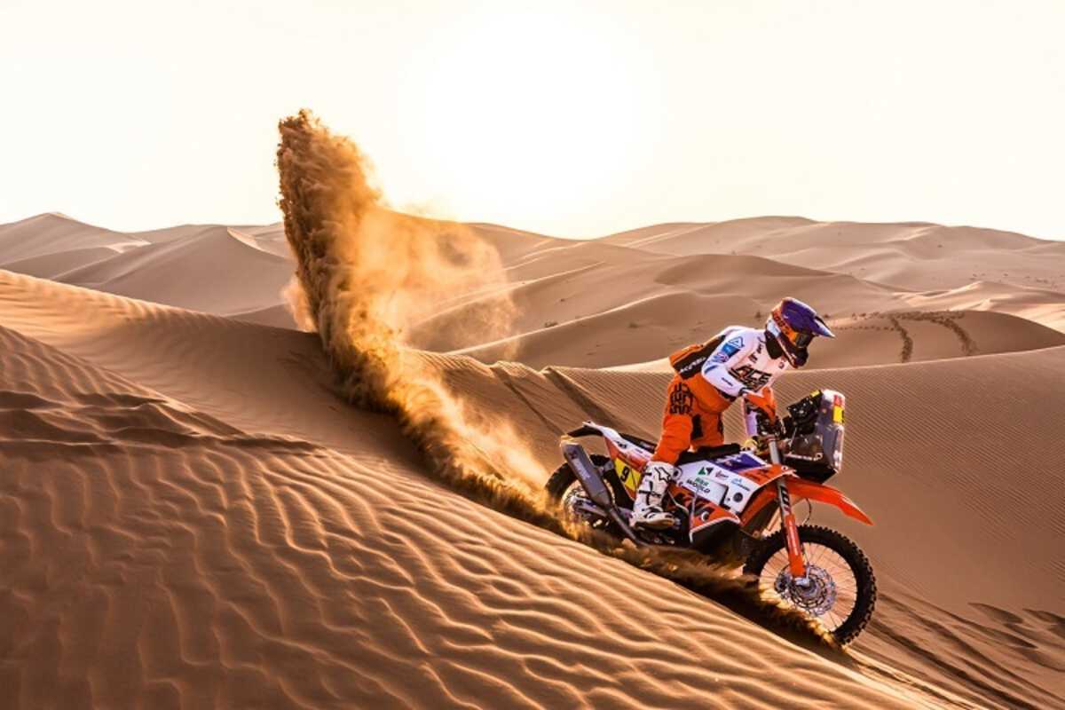 Die käufliche KTM 450 Rally Replica ist abgeleitet von den unverkäuflichen Werksmaschinen 